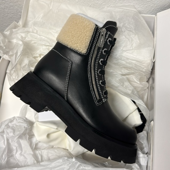 3.1 Phillip Lim Kate shearling-trimmed ankle boots - Picture 5 of 6